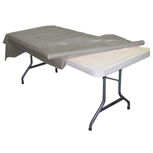 Case of 4 - 40" X 300' Banquet Roll - Silver
