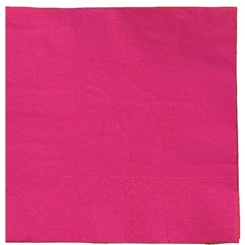 Cerise Beverage Napkins - 50 Ct.