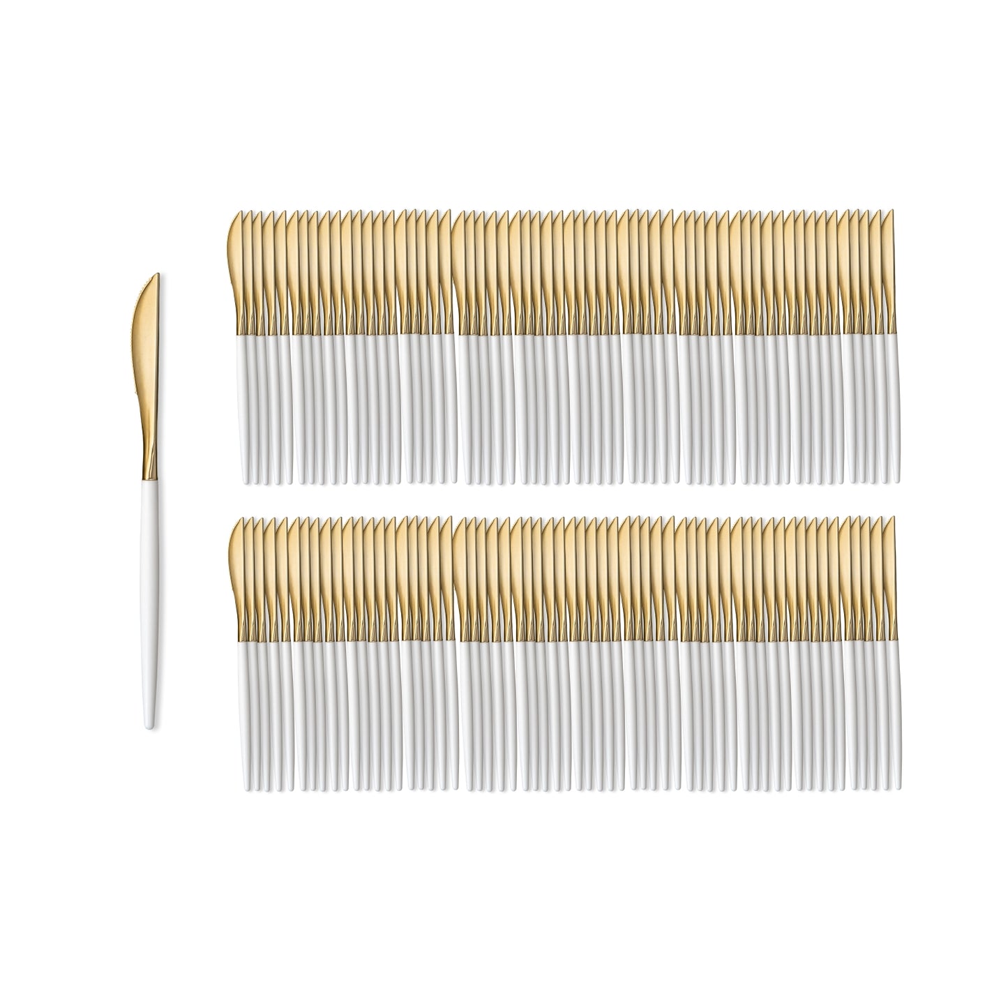 Trendables Knives White/Gold - 20 Ct.