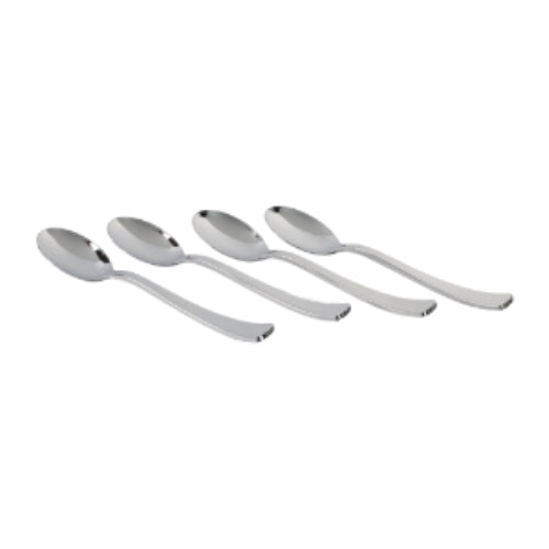 Case of 48 - Exquisite Classic Silver Plastic Tasting Spoons - 48 ct.