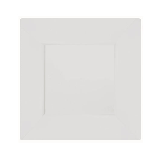8 in. Ivory Square Plates - 10 Ct.