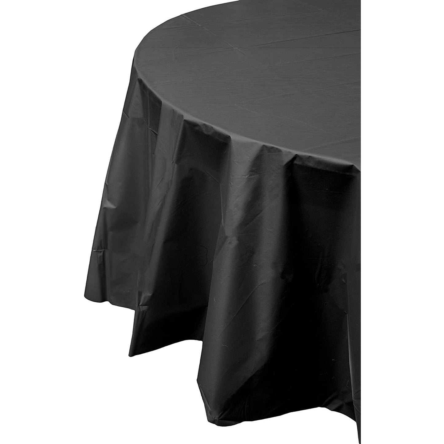 Premium Round Black Table Cover