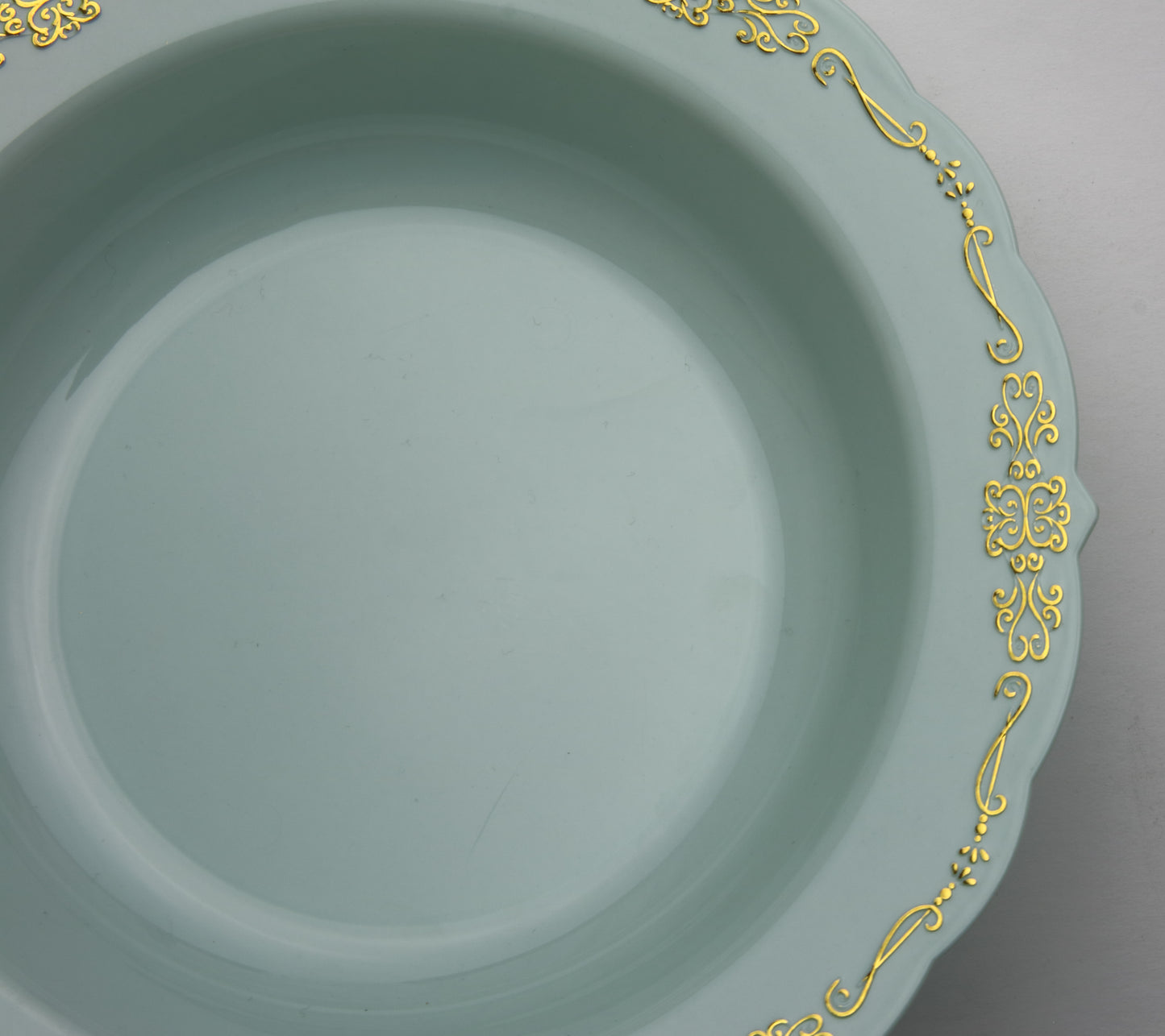 12 oz Robin Blue Victorian Design Bowls - 20 Ct.