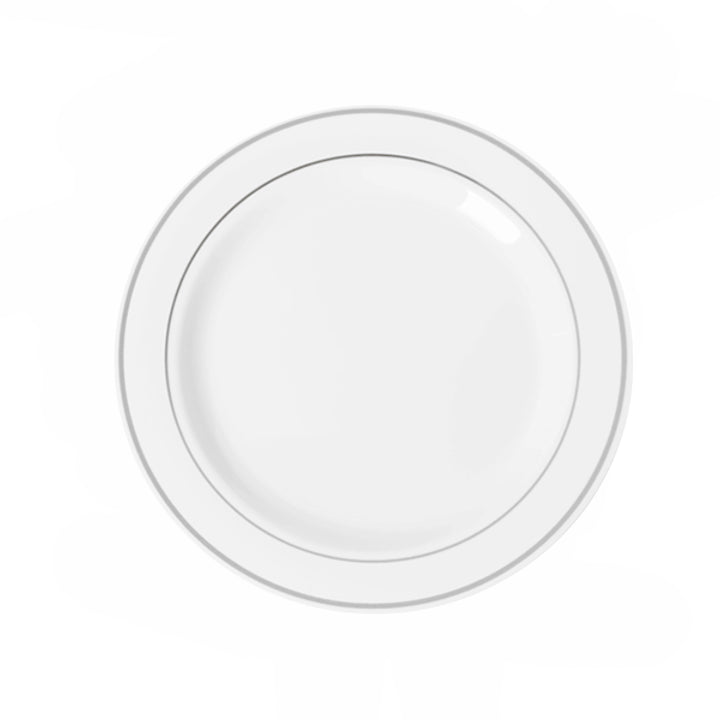 Case of 12 - 7.5" Silver Line Premium Plates - 10 ct.