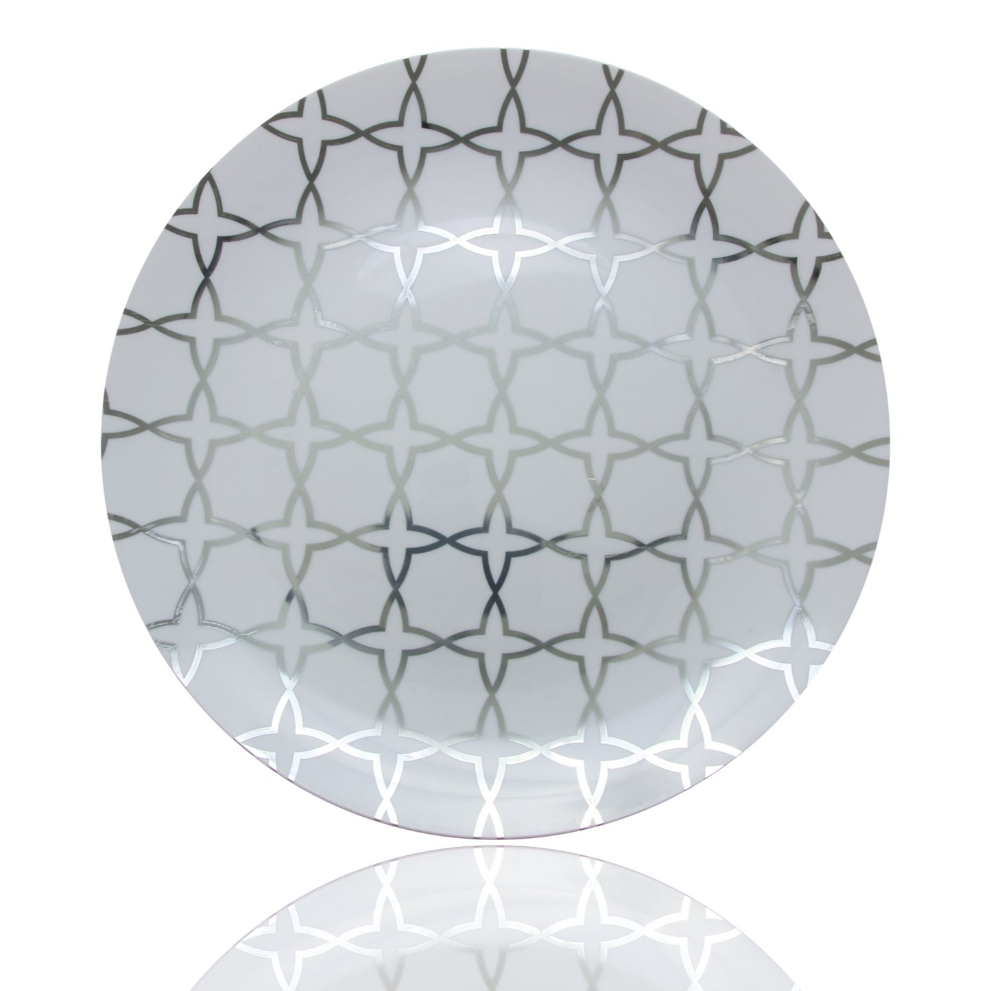 Case of 12 - 10" Geo Design Plastic Plates (10)