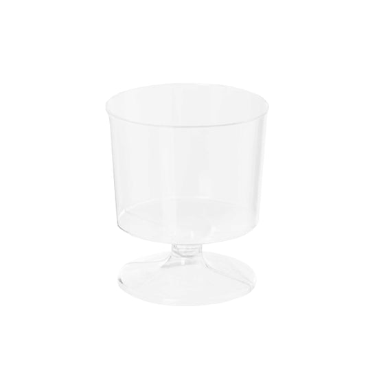Case of 24 - 2 oz. Clear Stemmed Mousse Cup - 20 count