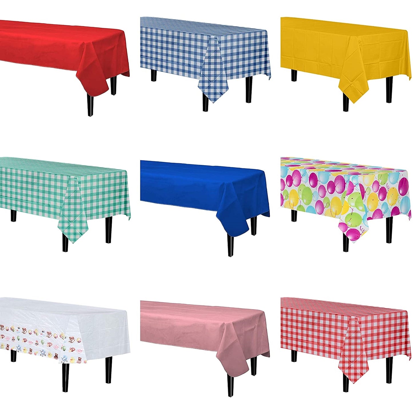 Blue Gingham Table Cover