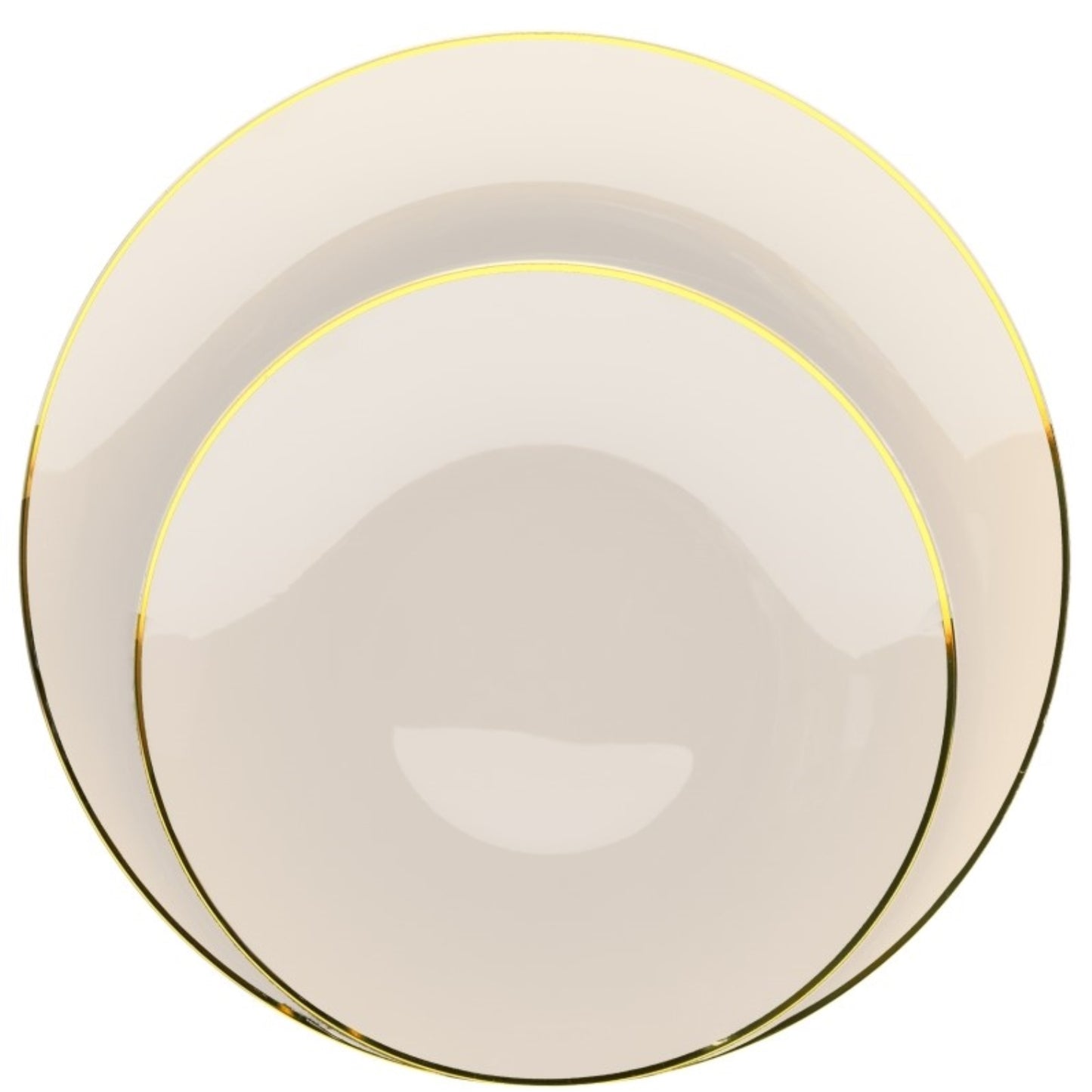 8" Classic Ivory Design Plates (10)
