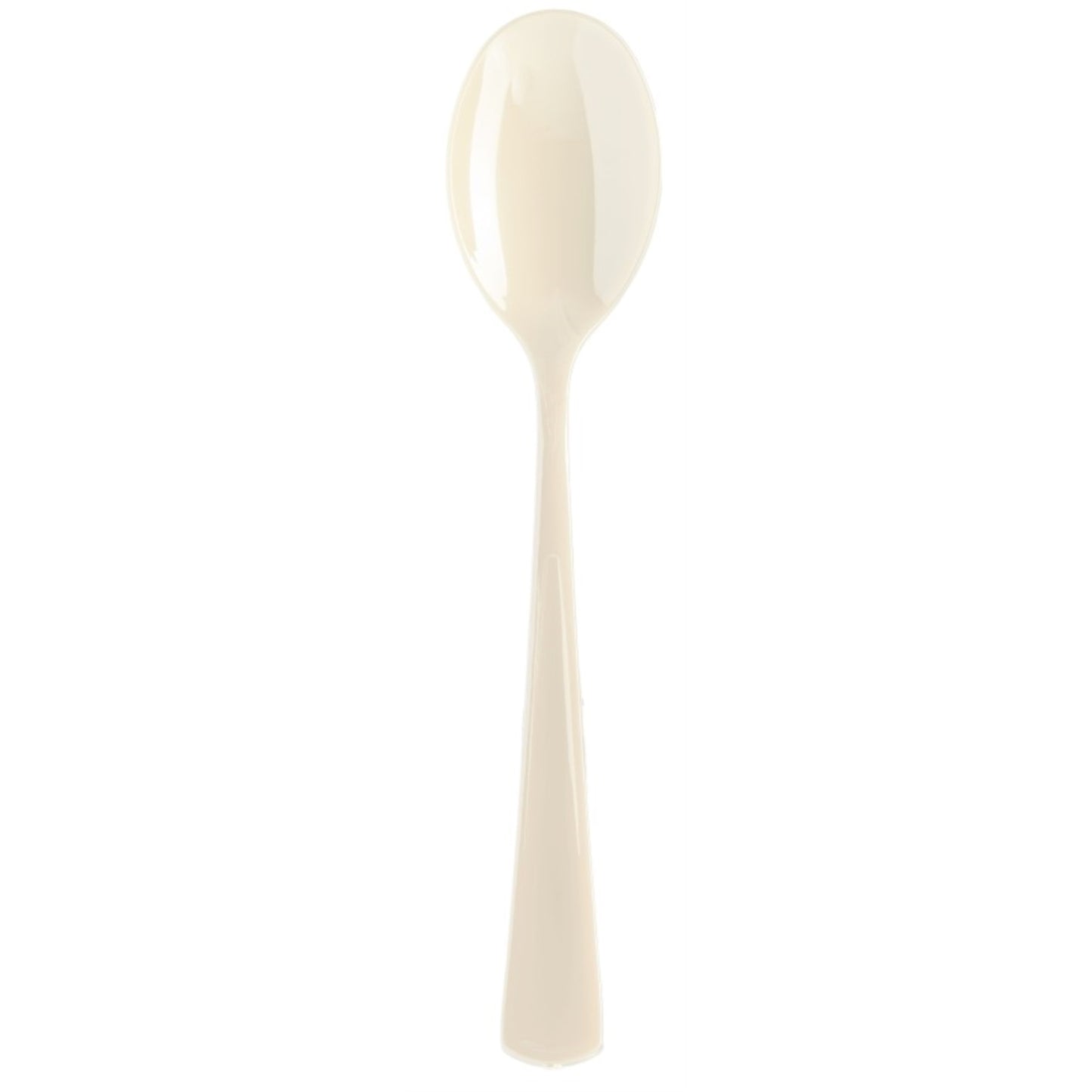 Heavy Duty Ivory Plastic Spoons - 50 Ct.
