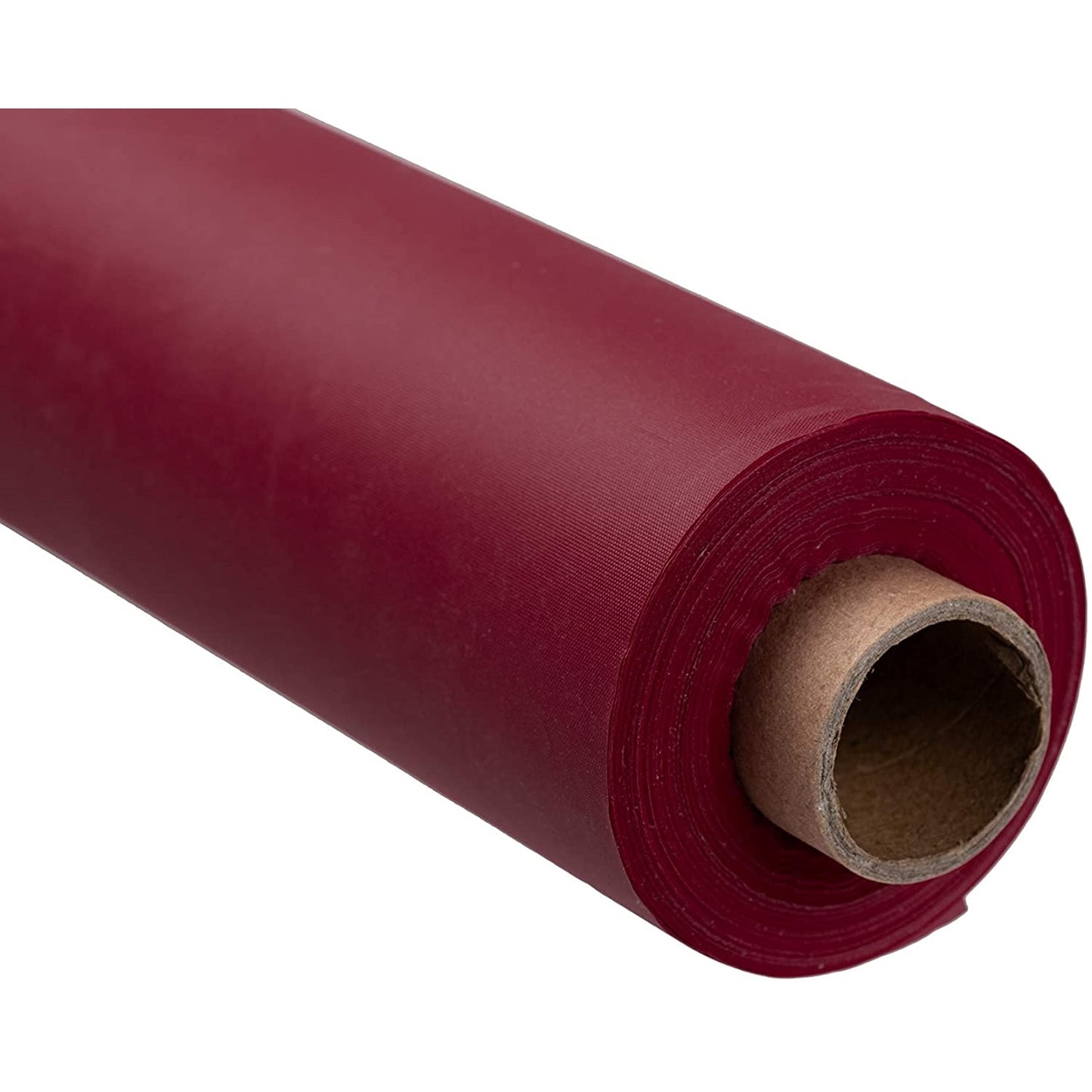 Exquisite Premium Quality Plastic Table Cover Banquet Roll, 40 in X 100 ft - Burgundy