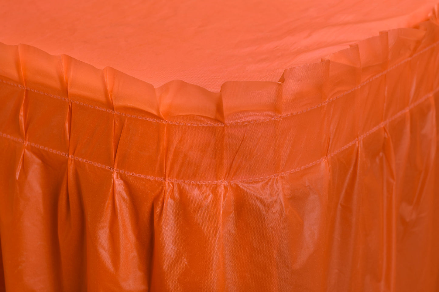 Case of 48 - 14' x 29" Table Skirt - Orange