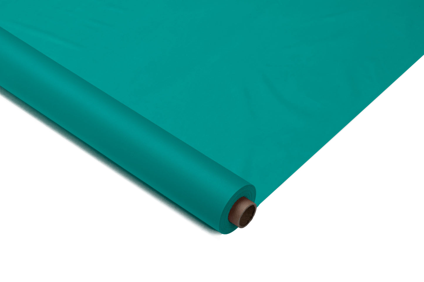 Exquisite Premium Quality Plastic Table Cover Banquet Roll, 40 in X 100 ft - Teal