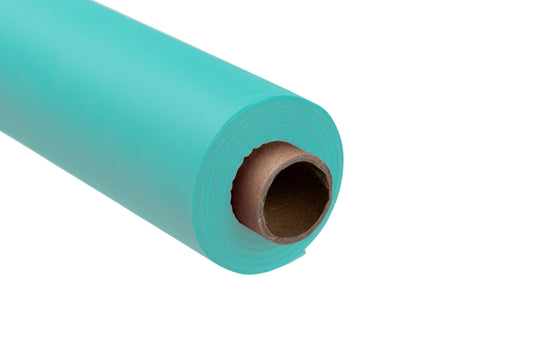 40 In. x 300 Ft. Premium Aqua Blue Table Roll