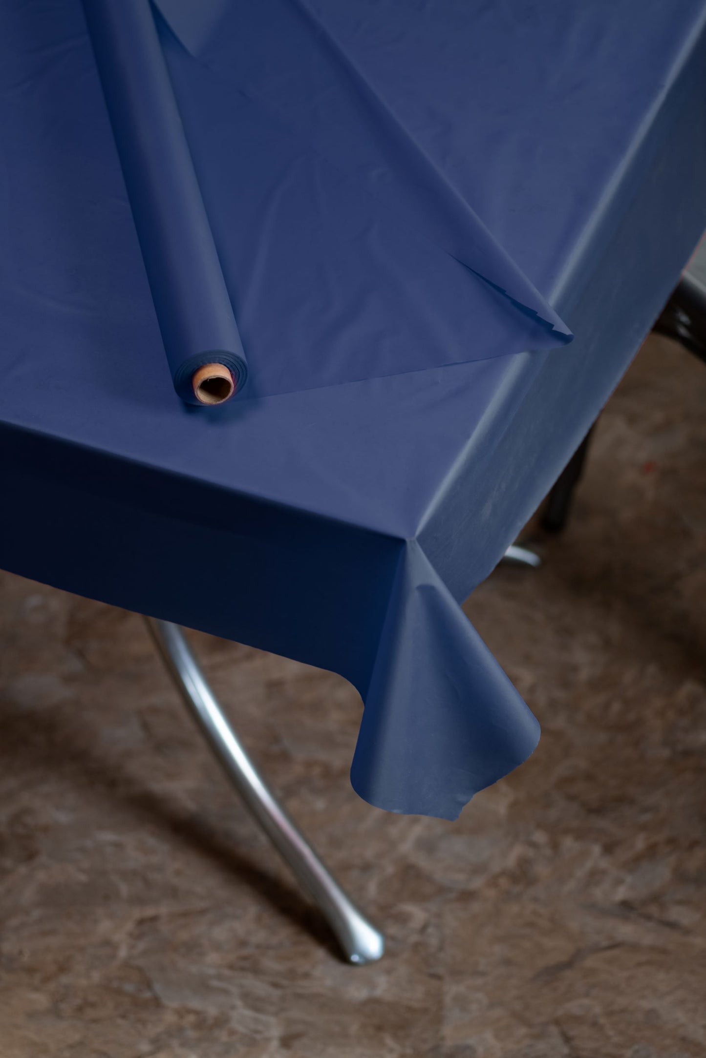 40 In. X 300 Ft. Premium Navy Blue Table Roll