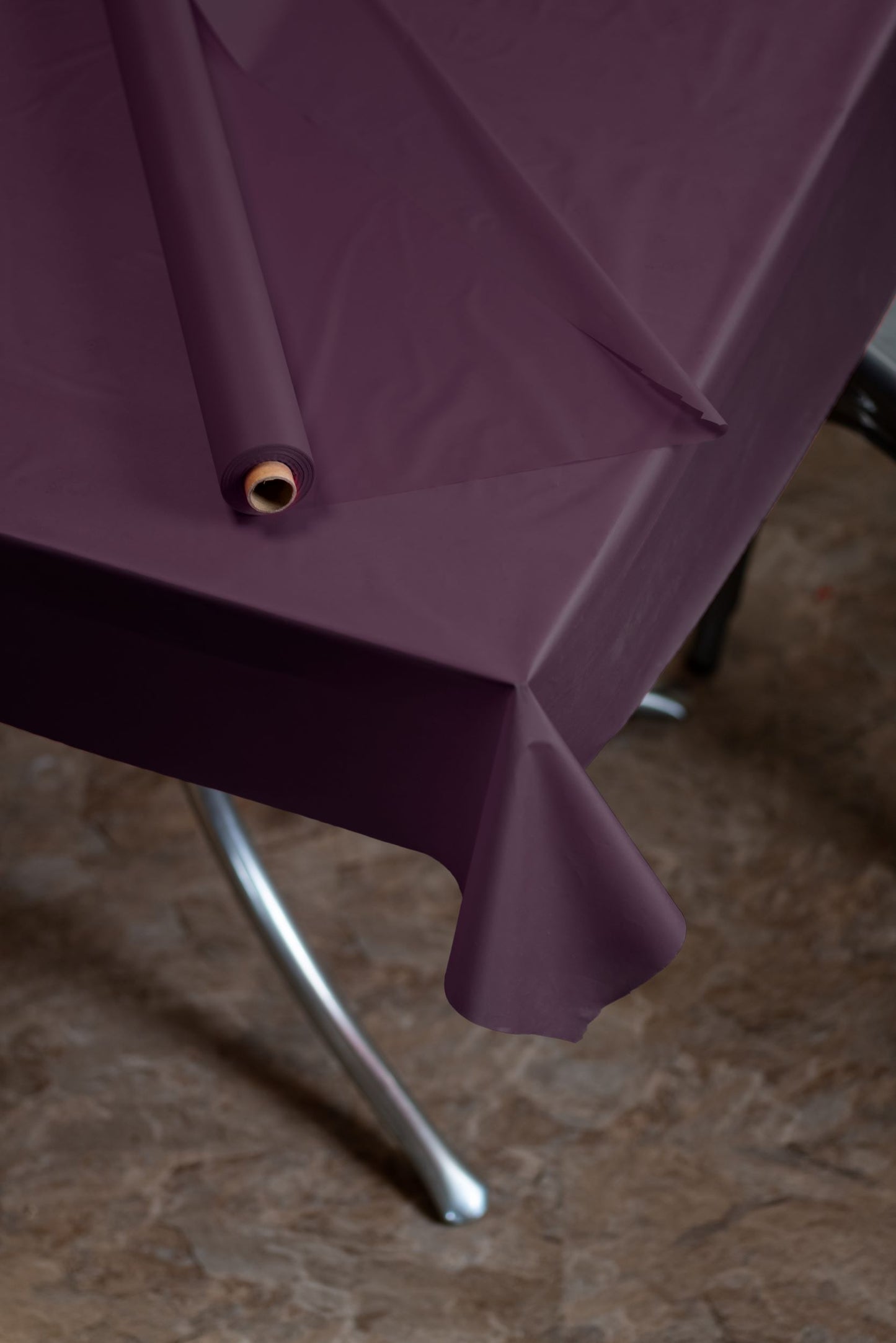 40 In. X 300 Ft. Premium Plum Table Roll