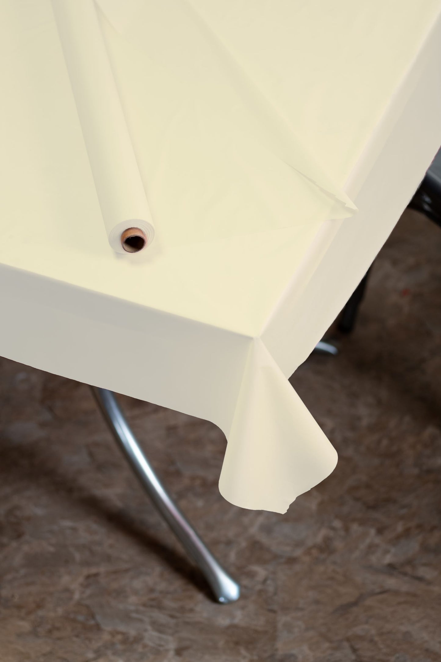 40 In. X 300 Ft. Premium Ivory Table Roll