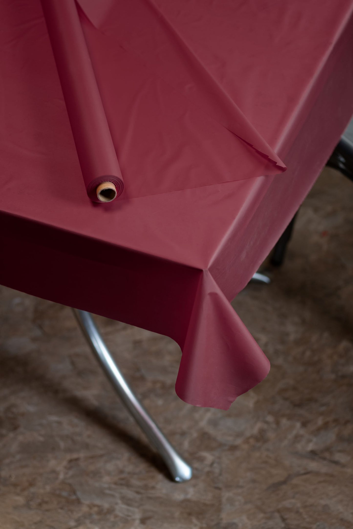 40 In. X 300 Ft. Premium Burgundy Table Roll
