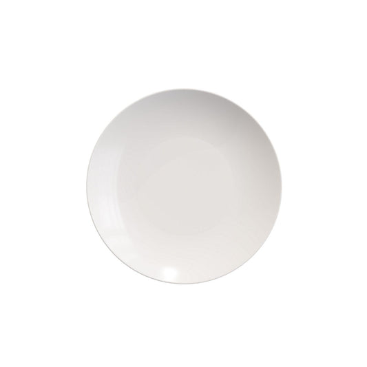 6" Trend White Plastic Plates - 10 Ct.