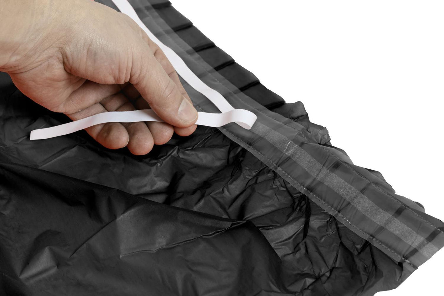 Black Plastic Table Skirt