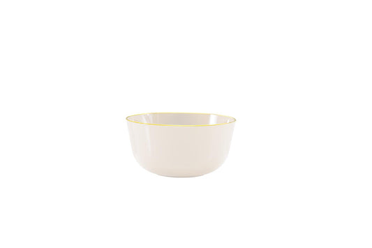Classic Ivory Design Plastic Bowls - 10 Ct.