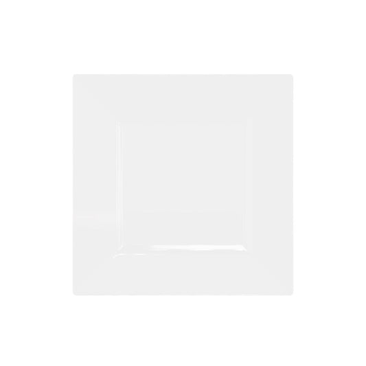 8 In. Clear Square Plates - 10 Ct.