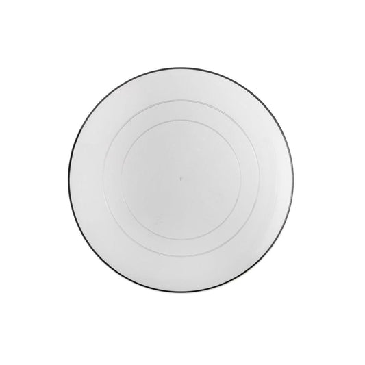 8" Classic Clear Design Plates (10)