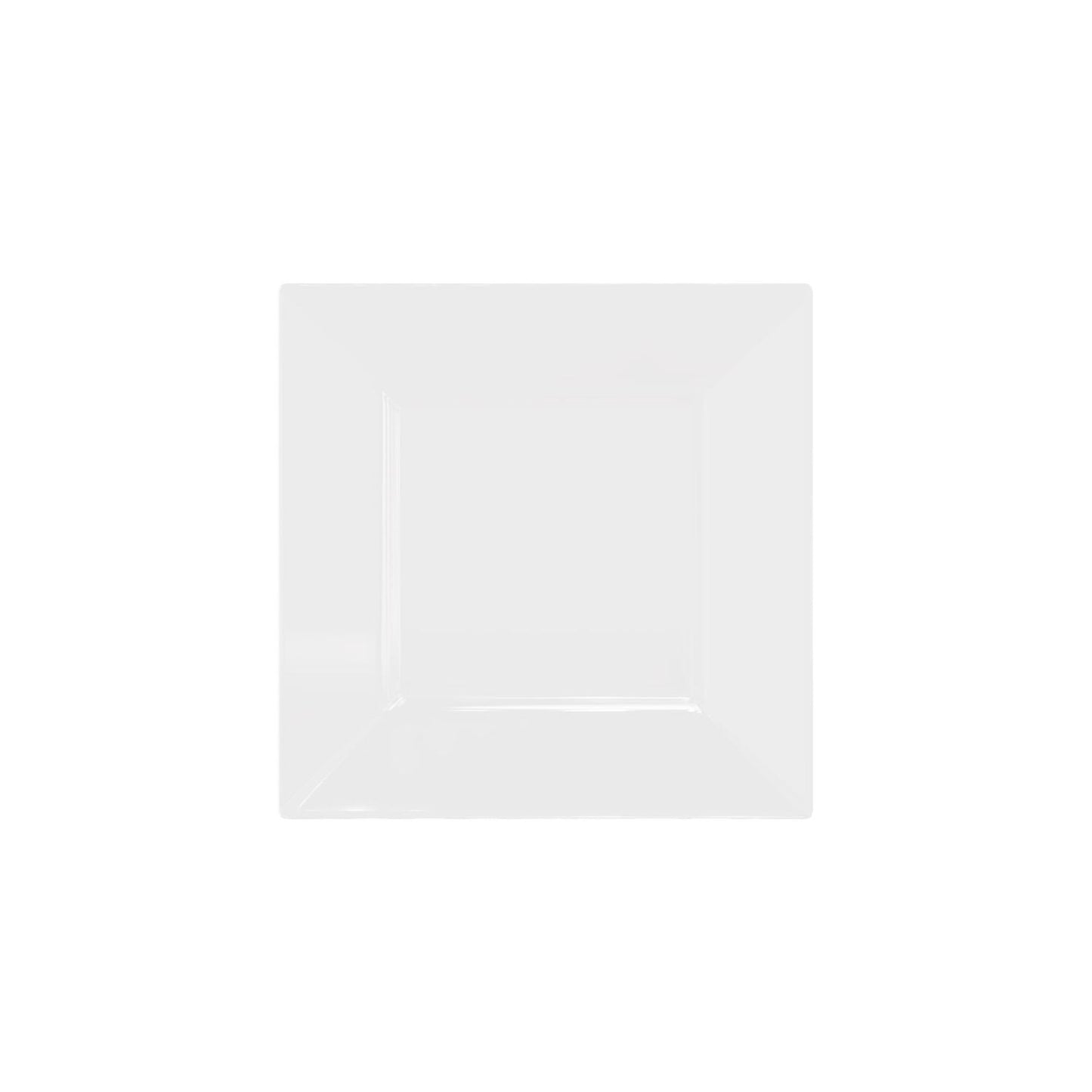 6.5 In. Clear Square Plates - 10 Ct.