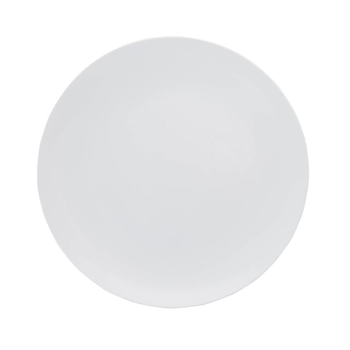 8 In. Trend White Plastic Plates - 10 Ct.