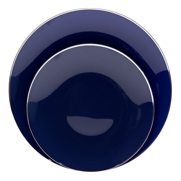 8" Classic Navy Design Plates (10)