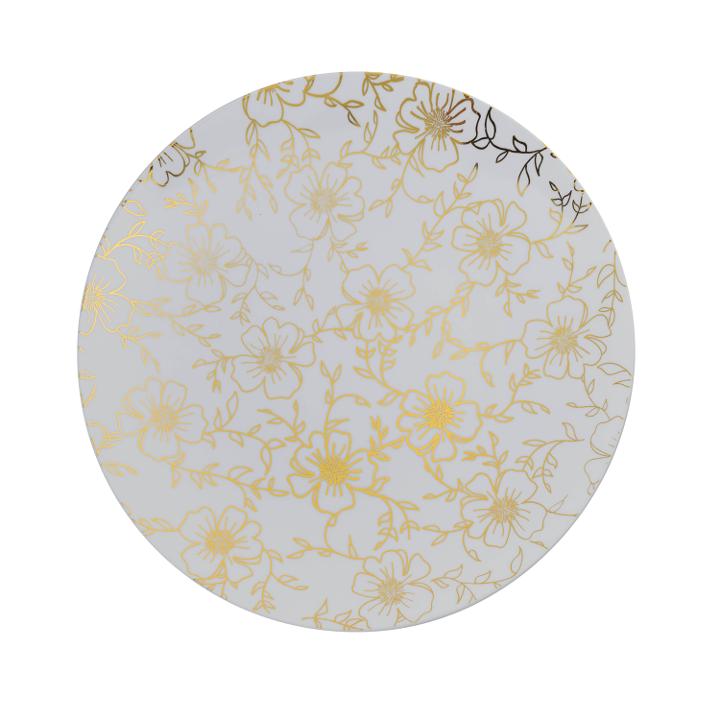 8 In. Versa Design Plastic Plates - 10 Ct.
