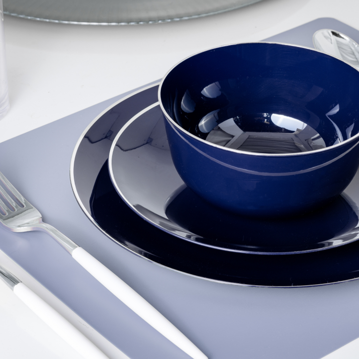8" Classic Navy Design Plates (10)