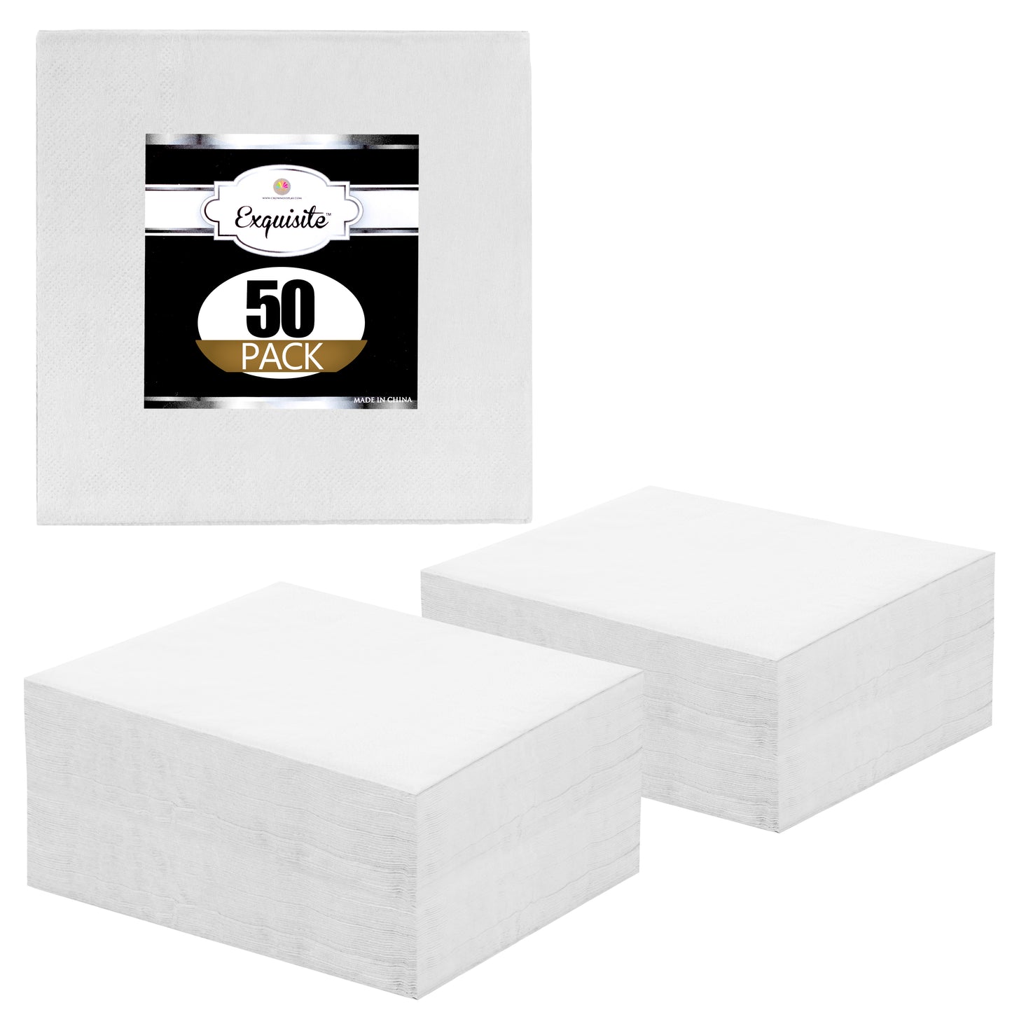 Case of 72 - 50 ct. 2-ply Luncheon Napkin - White