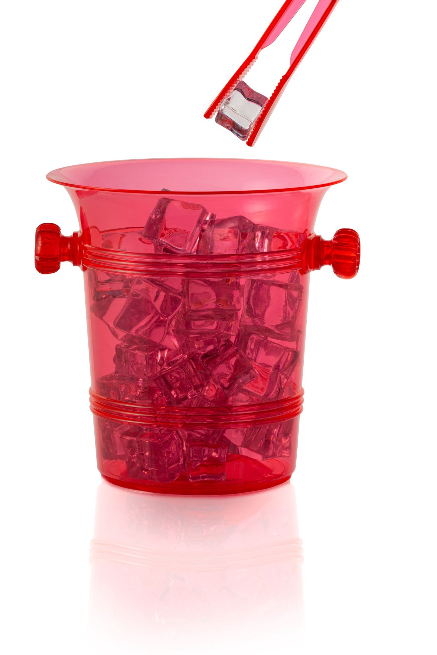Case of 36 - 6" x 6" Ice Bucket - Red