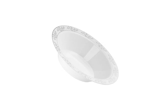 Case of 12 - Silver Leaf Premium Bowls - 10 ct.