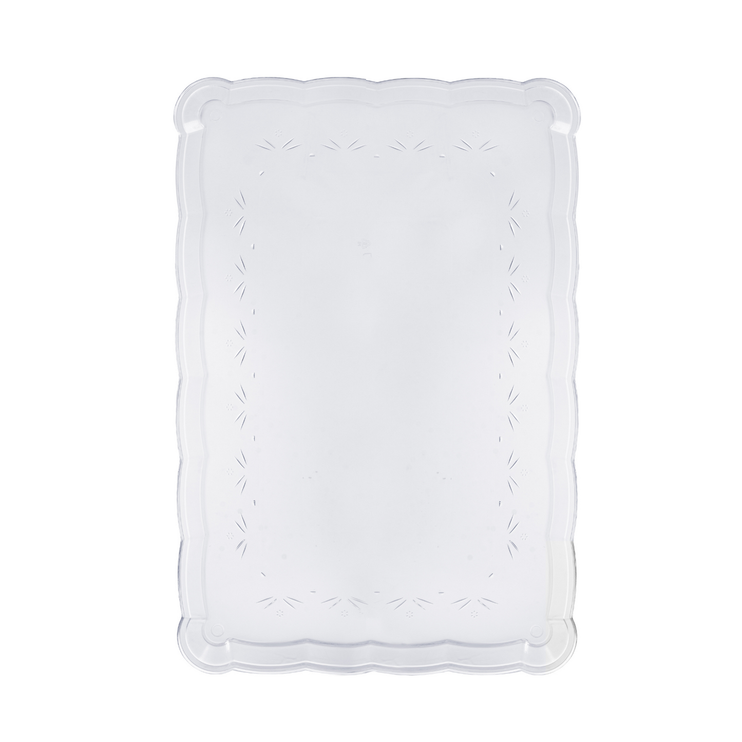 12"" x 18"" Rectangle Clear Tray (24)