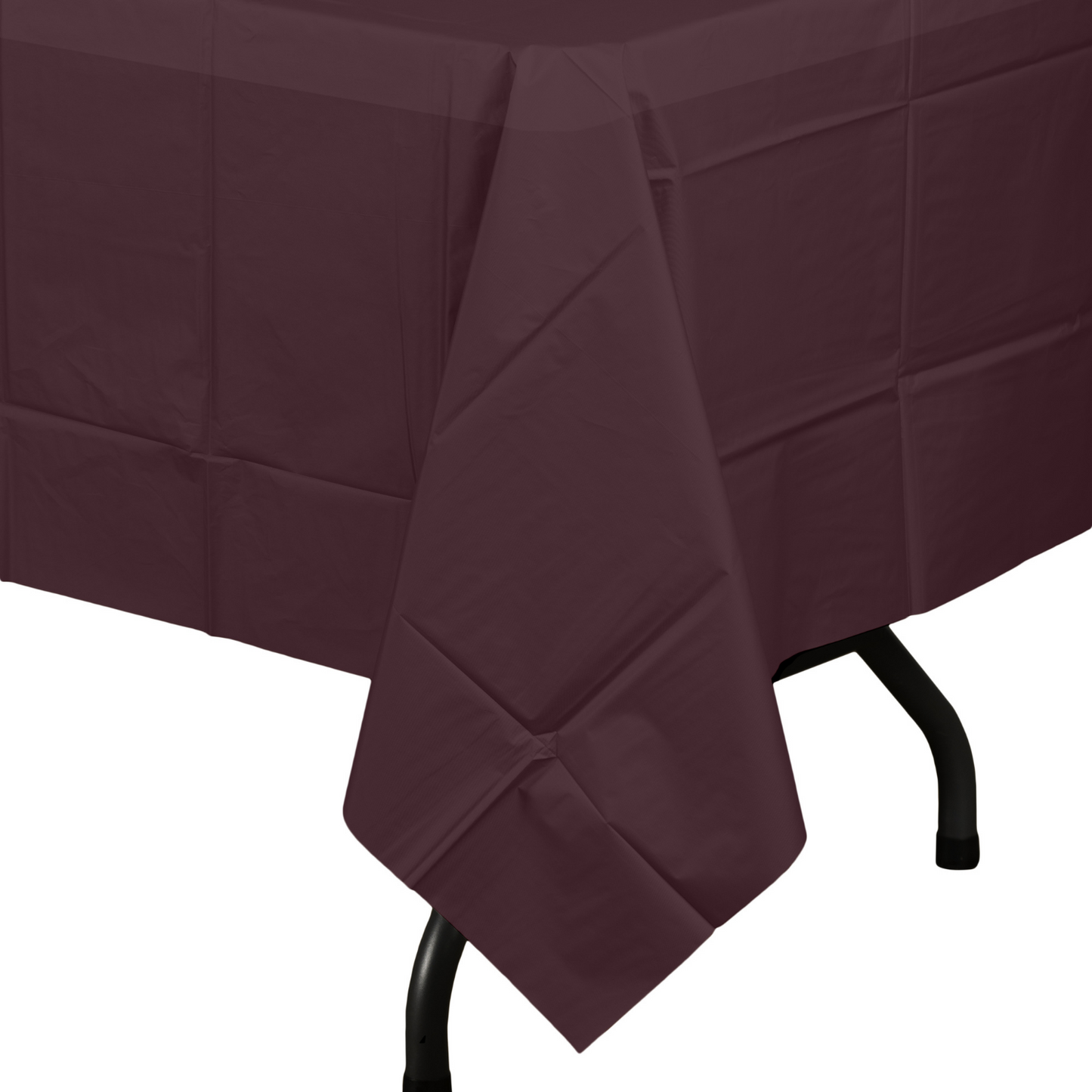 Brown Plastic Table Cover 54" X 108" Case Of 96