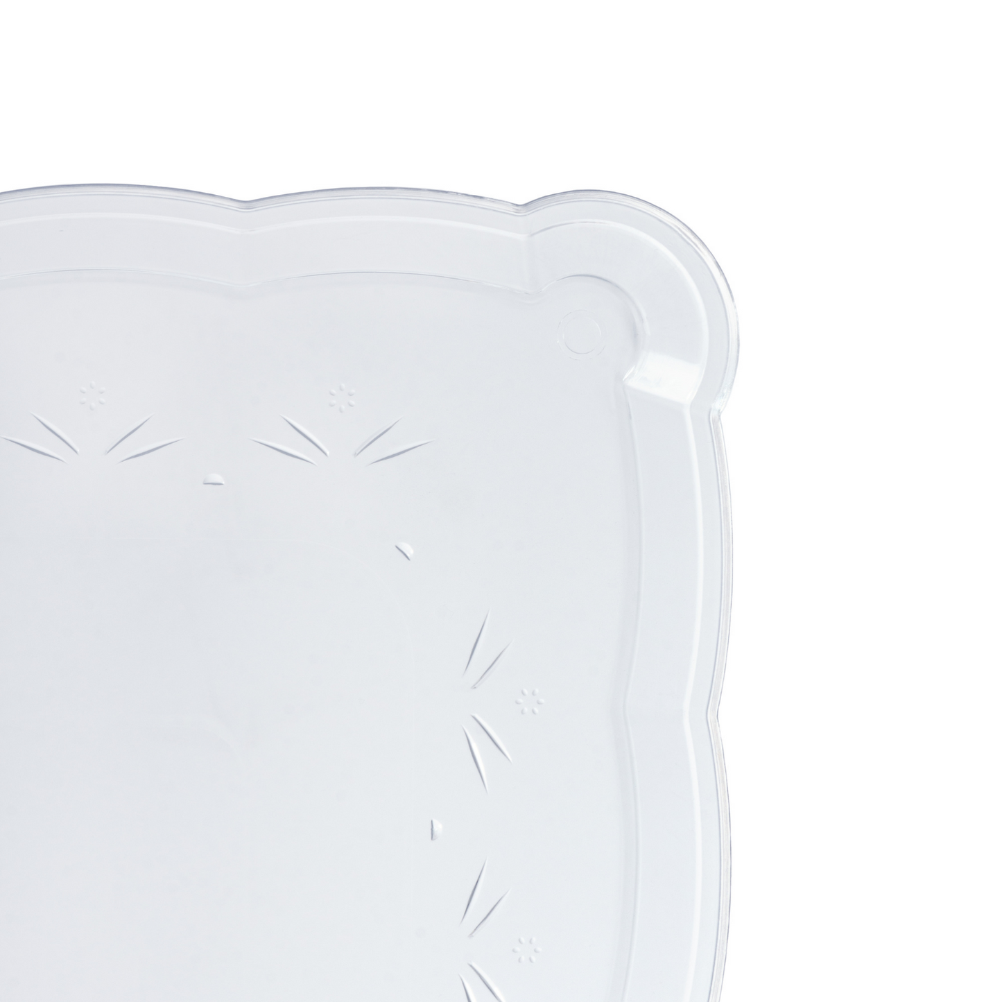 12"" x 18"" Rectangle Clear Tray (24)