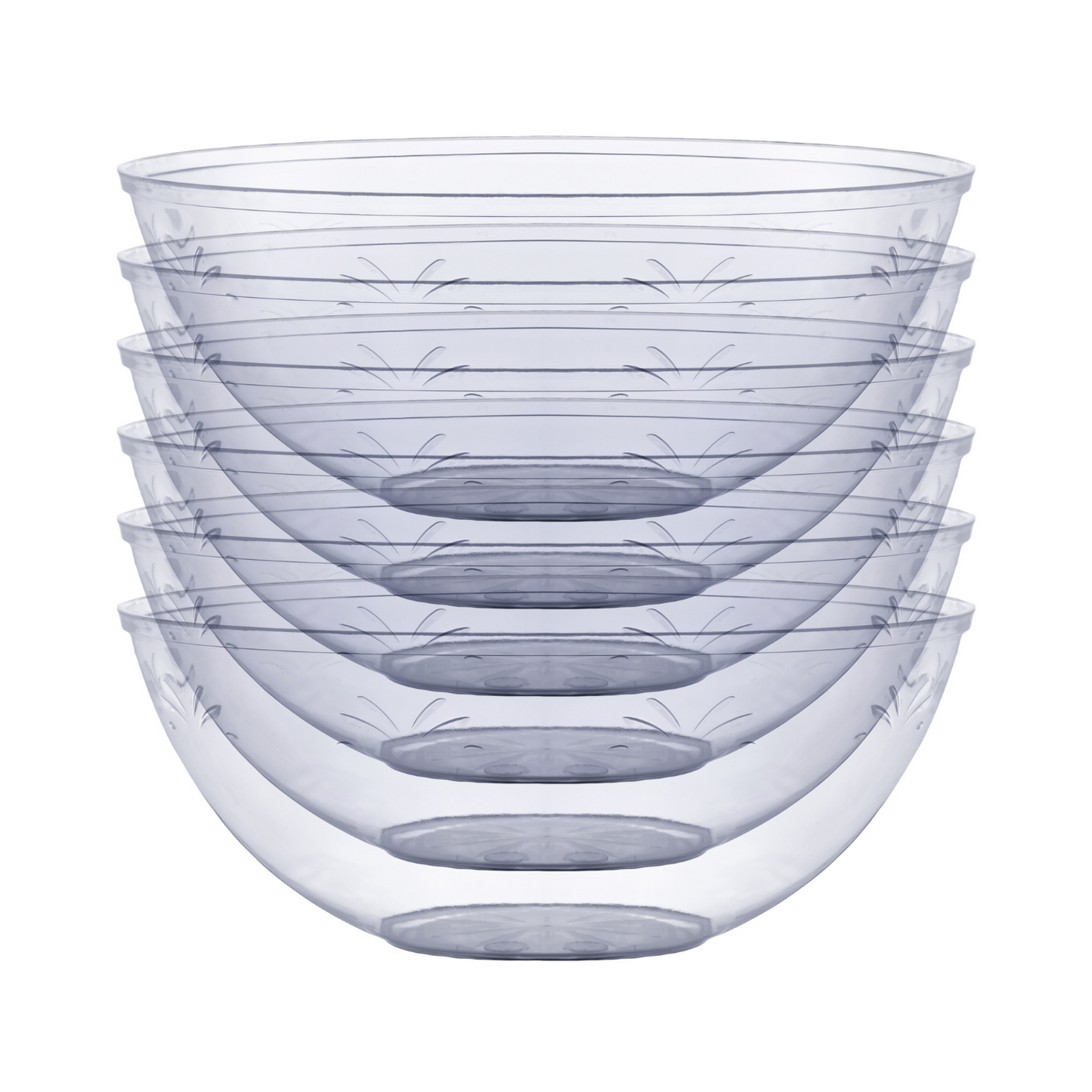 10"" Round Clear Salad Bowl (50)