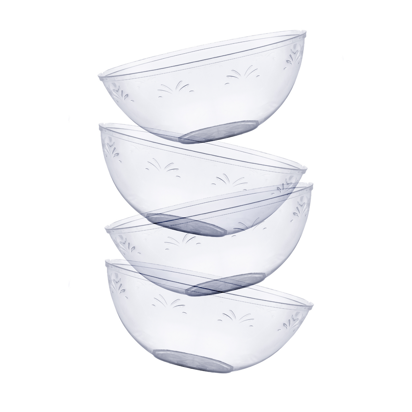 10"" Round Clear Salad Bowl (50)