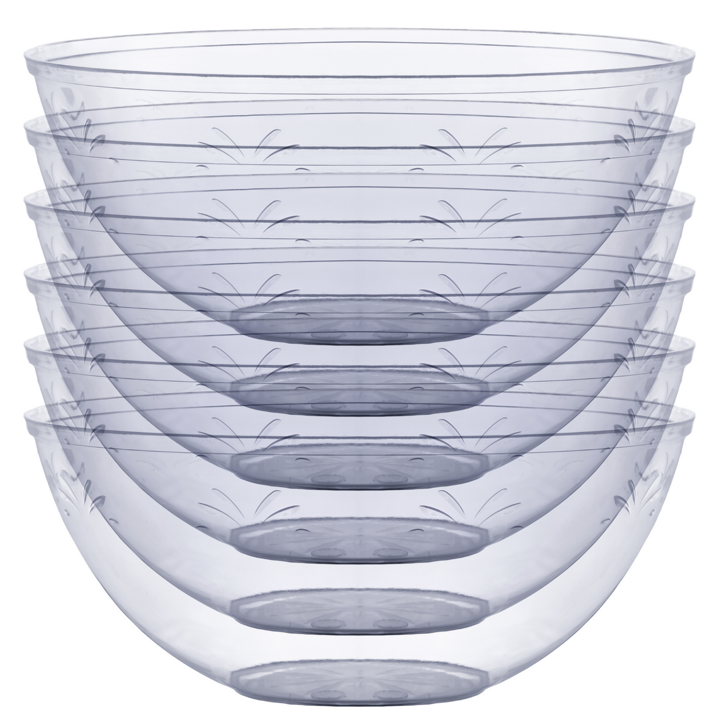 12"" Round Clear Salad Bowl (30)