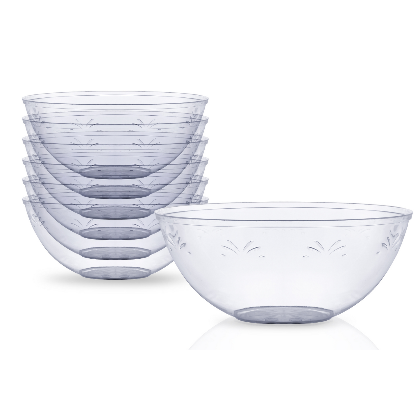 12"" Round Clear Salad Bowl (30)
