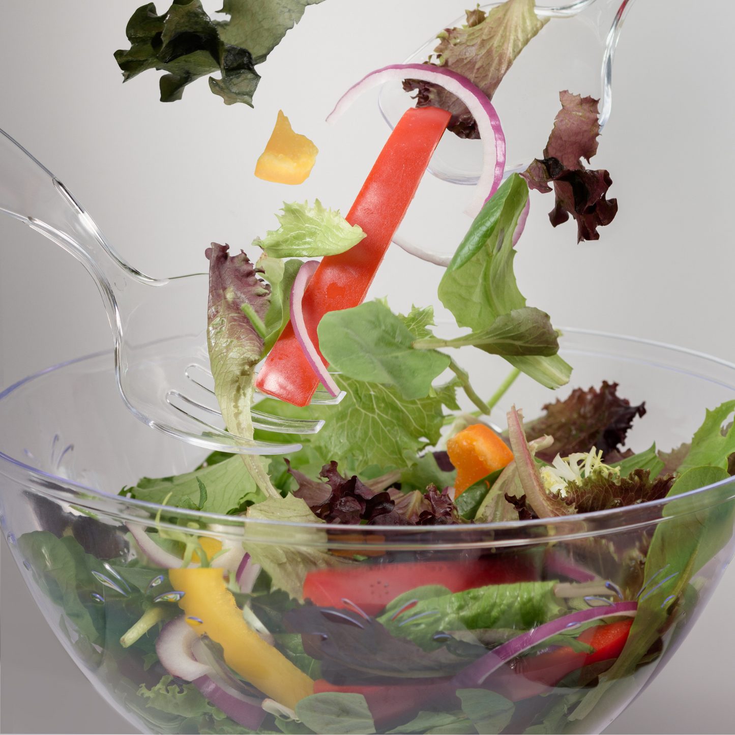 12"" Round Clear Salad Bowl (30)