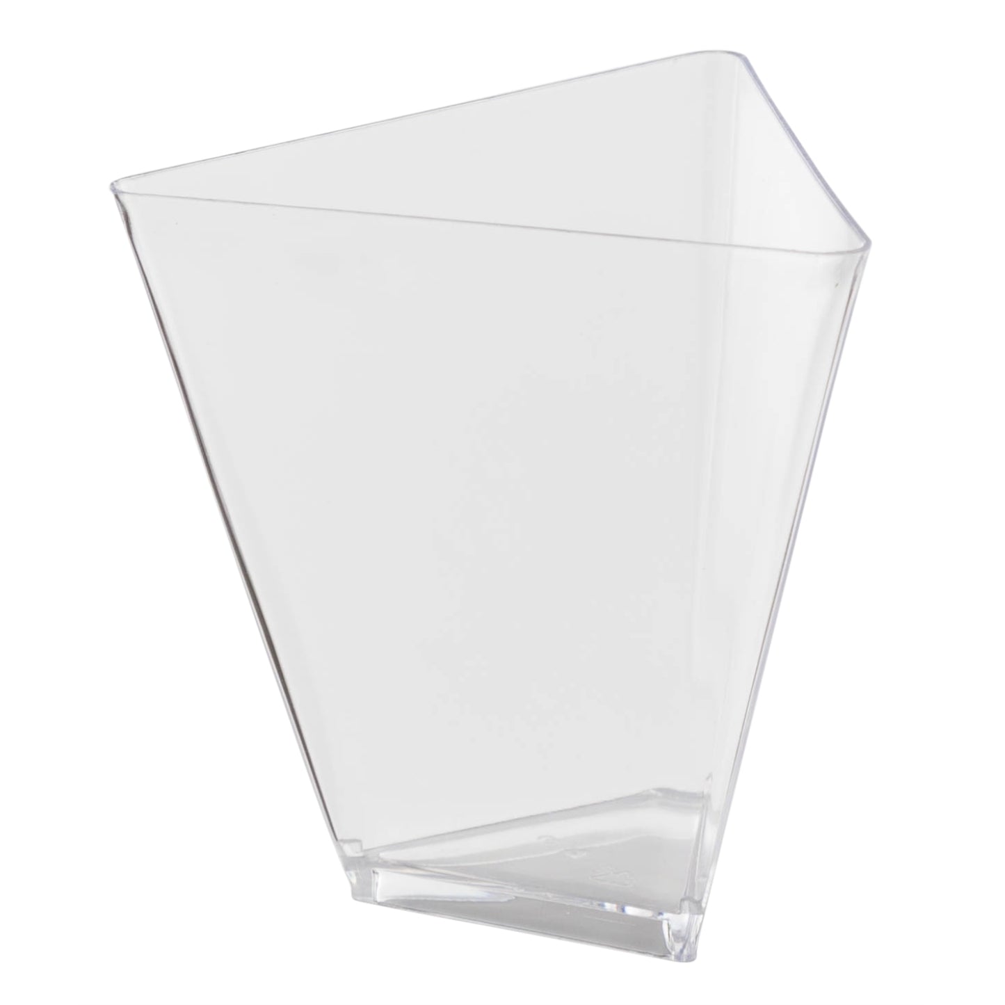 Case of 24 - Clear Triangle Miniature - 24 ct.