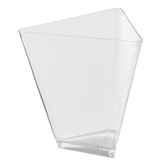 Case of 24 - Clear Triangle Miniature - 24 ct.