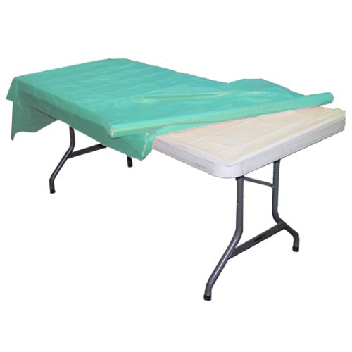 40 In. x 300 Ft. Premium Aqua Blue Table Roll