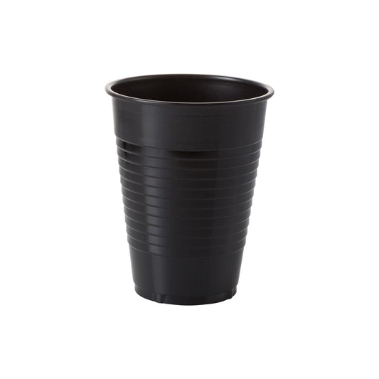 Case of 12 - 12 oz. Plastic Cups 50 ct. - Black
