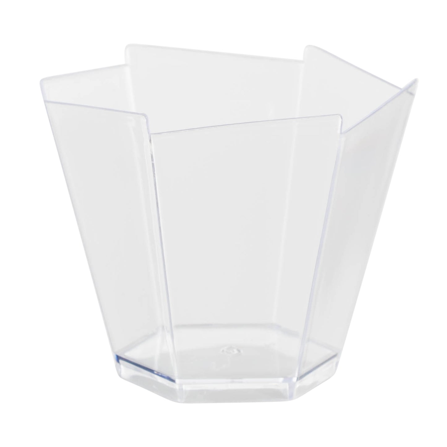 Case of 24 - Clear Hexagon Miniature - 24 ct.