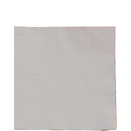 White Beverage Napkins - 50 Ct.