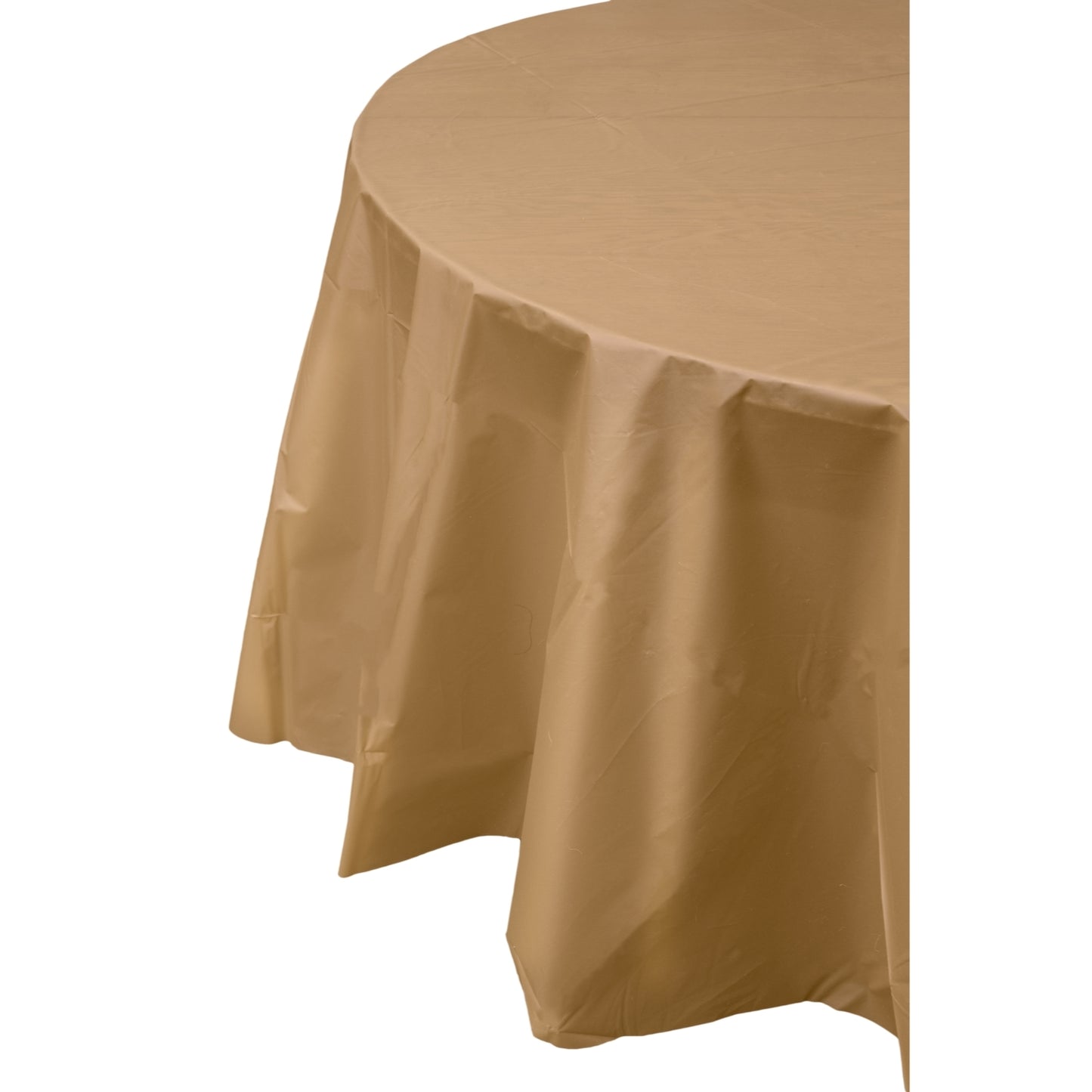 Premium Round Gold Table Cover