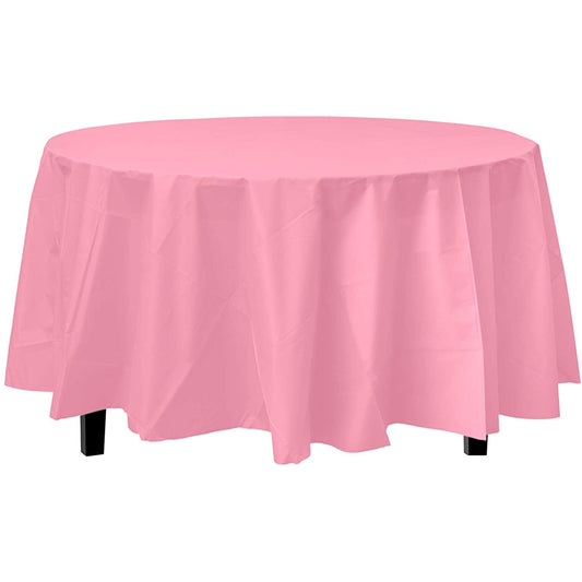 Premium Round Pink Table Cover